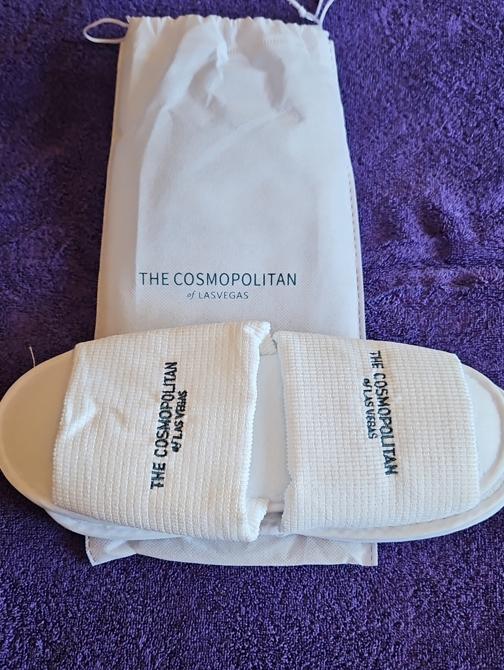 New Travel Slippers, Fits Most Sizes Soft Terry Cotton